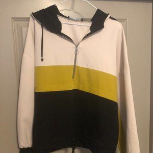 ZARA tri color hoodie